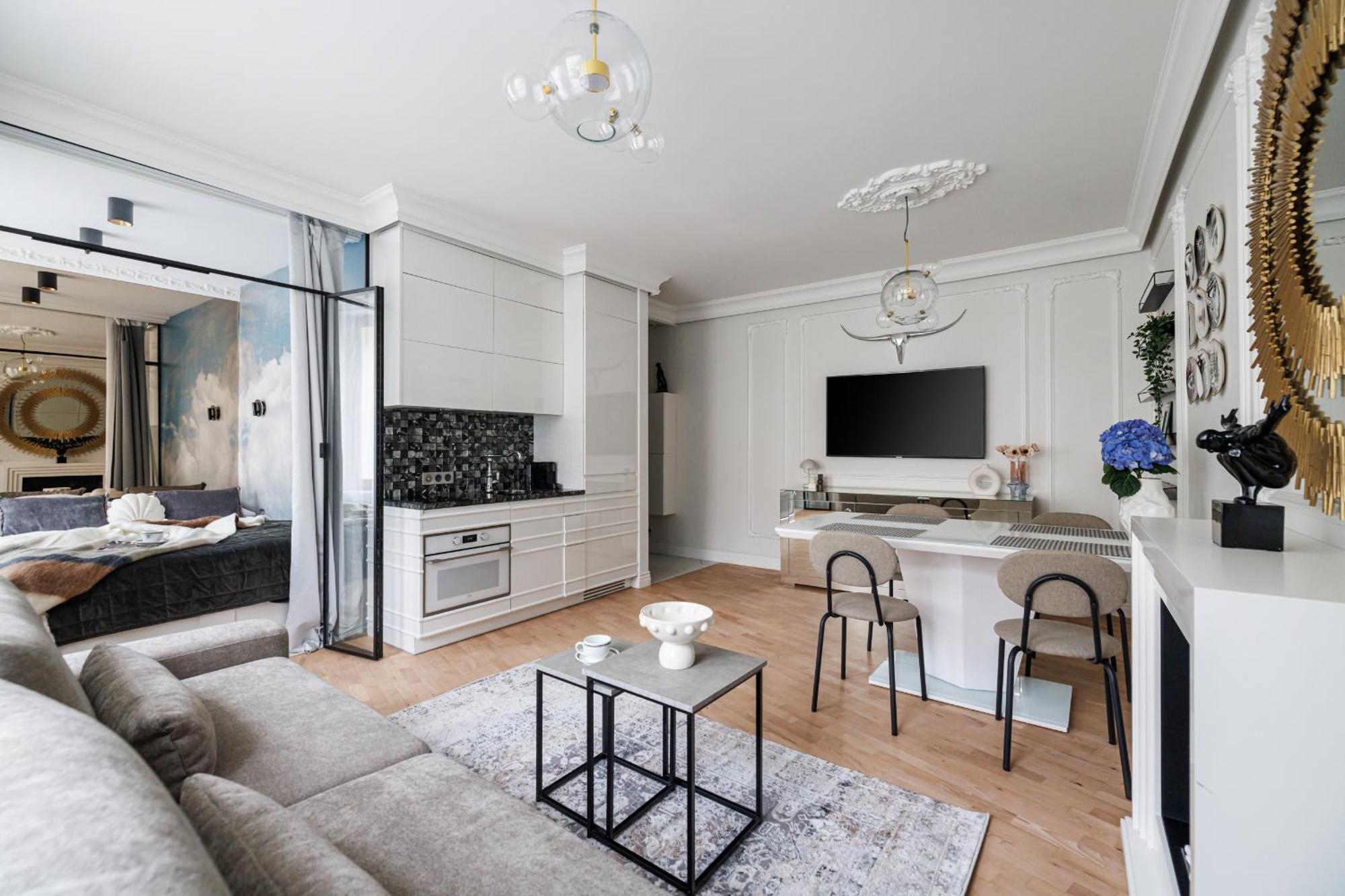 Gold By Praia Apartments - 600 M Do Plazy - Parking Sopot Exteriör bild